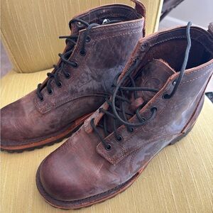 Origin Dark Brown Leather Boots from Maine, New with box.